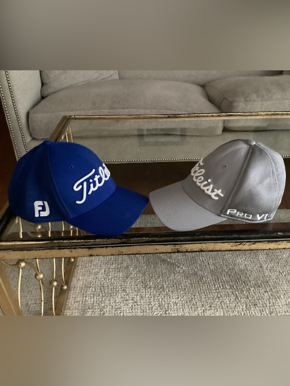 Titleist Script Performance Caps - Blue & Gray - Picture 3 of 6